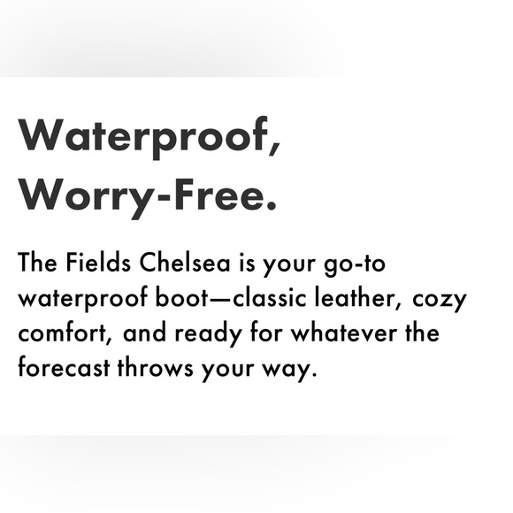 Chaco Black Women's Fields Chelsea Waterproof Boot - Picture 2 of 7